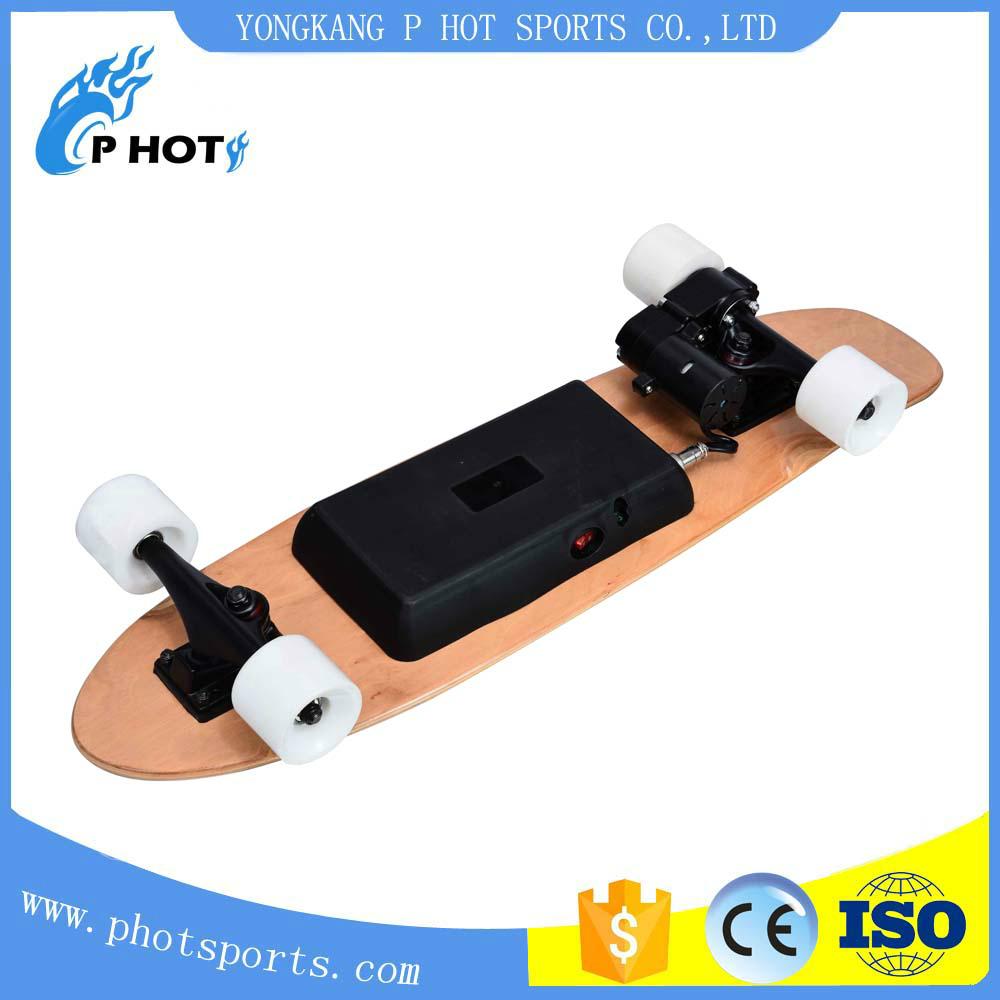 powered electric skateboard with remote control  5