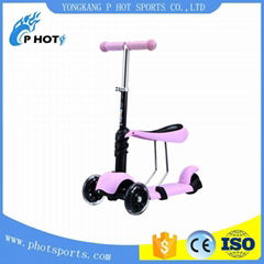 hot sale scooter foldable kids skateboard with seat