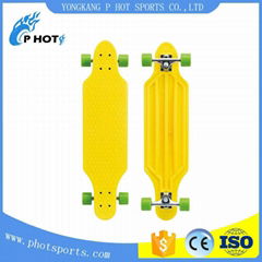 pp diamond skateboard hot design plastic skateboard