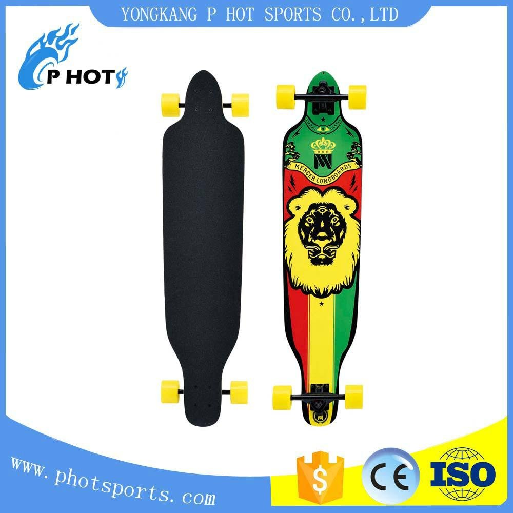 northeast maple skateboard heat transfer longboard 5