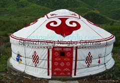 5m wooden frame yurt