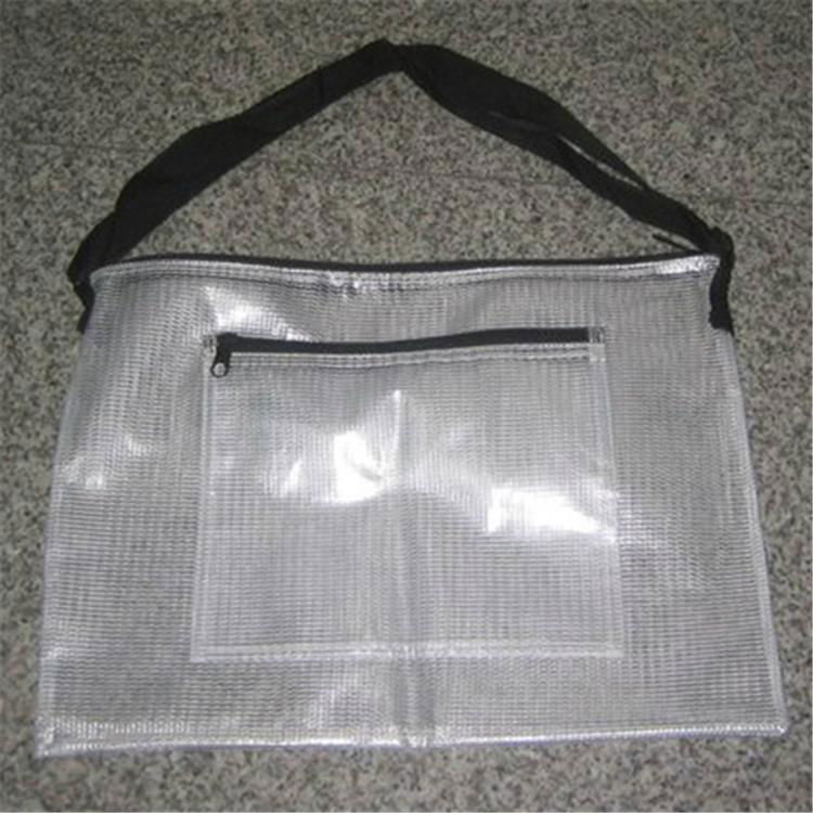 耐寒阻燃PVC透明夹网布
