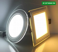 LED glass panel light 