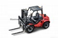 3.5 ton 4 wheel drive rough terrain forklift