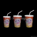 disposable single wall paper cups with lids 2