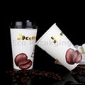 disposable single wall paper cups with lids 4