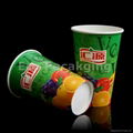 Double PE coated cold drink cup for frozened drink 2