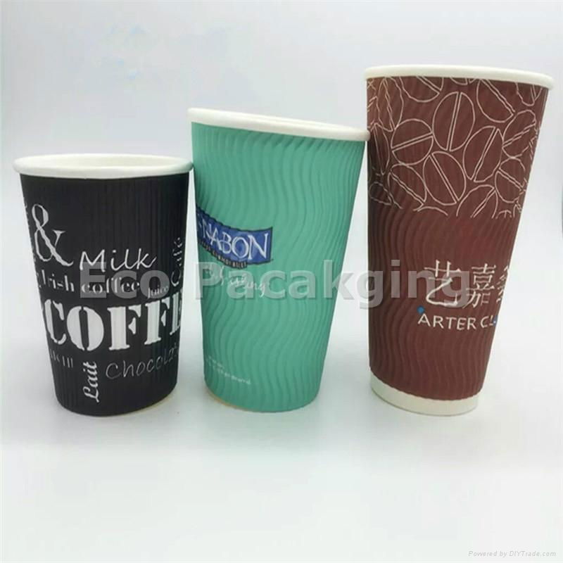 ripple wrapped paper cup 3