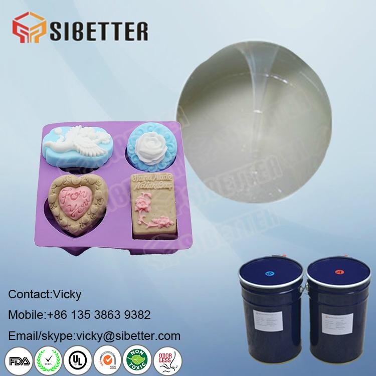 FDA Food Grade Liquid Silicone Rubber for Soap Silicone Molds 2