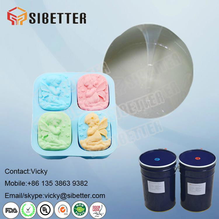 FDA Food Grade Liquid Silicone Rubber for Soap Silicone Molds 4