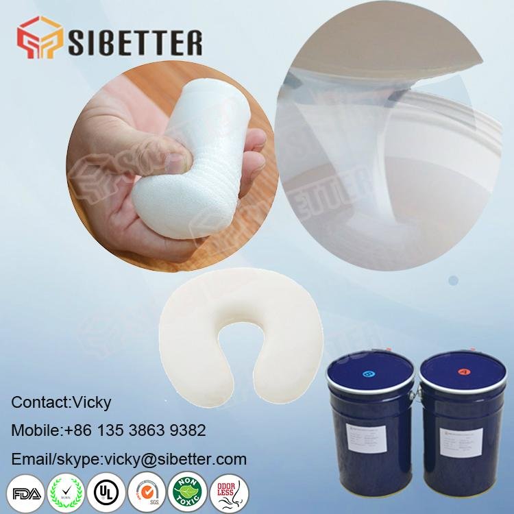 Medical Grade Liquid Foaming Silicone Rubber for Filling Pillows