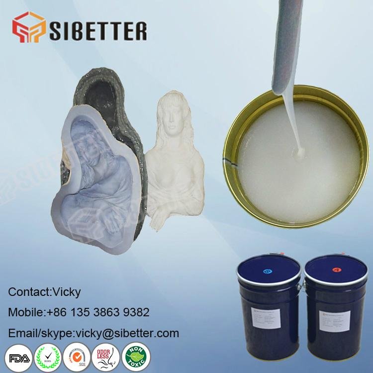 High Strength Liquid Silicone Rubber to Make Silicone Molds for Sculpture