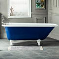 clawfoot roll top cast iron bathtub 1