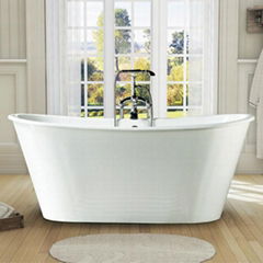 skirted cast iron bathtub