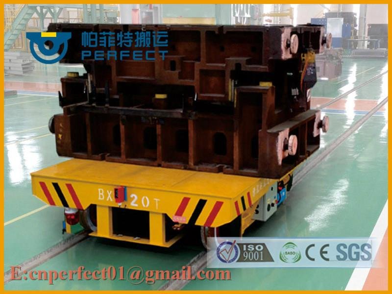 Perfect handling battery electric track flat transport port materials car 2