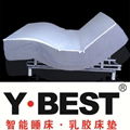 智能床护腰多功能电动床纯天然乳胶智能睡床睡眠系统生产厂家 1