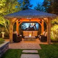 newest style wooden spa gazebo design