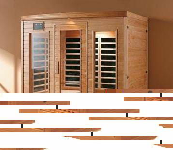 beautiful wooden health sauna steam room design 2