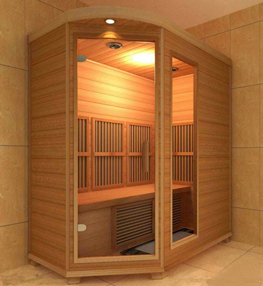 beautiful wooden health sauna steam room design 5