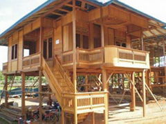 High qualiqty wooden villa modern design wood houses for sale