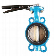 Wafer butterfly valve