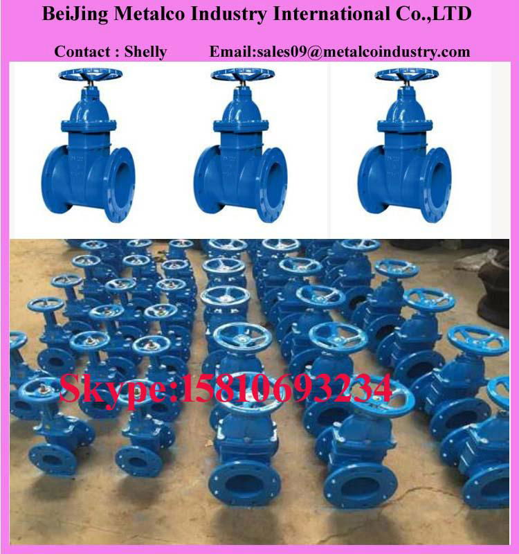 Non-Rising Stem Resilient seated gate Valve DIN3352 F4