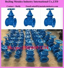 Non-Rising Stem Resilient seated gate Valve DIN3352 F4