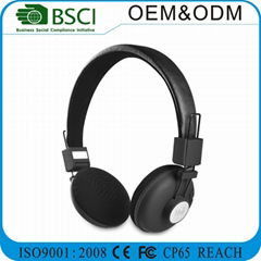 BSCI free sample new product 2017 stereo wireless bluetooth headphones