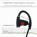 Hand free waterproof wireless bluetooth earphone for sports 3