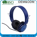 2017 newest stereo headphone custom printed with customized logo 1