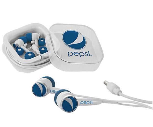 Personalised wired earphones with Custom Printed Logo Package for promotion 3