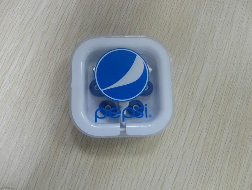 Personalised wired earphones with Custom Printed Logo Package for promotion 5