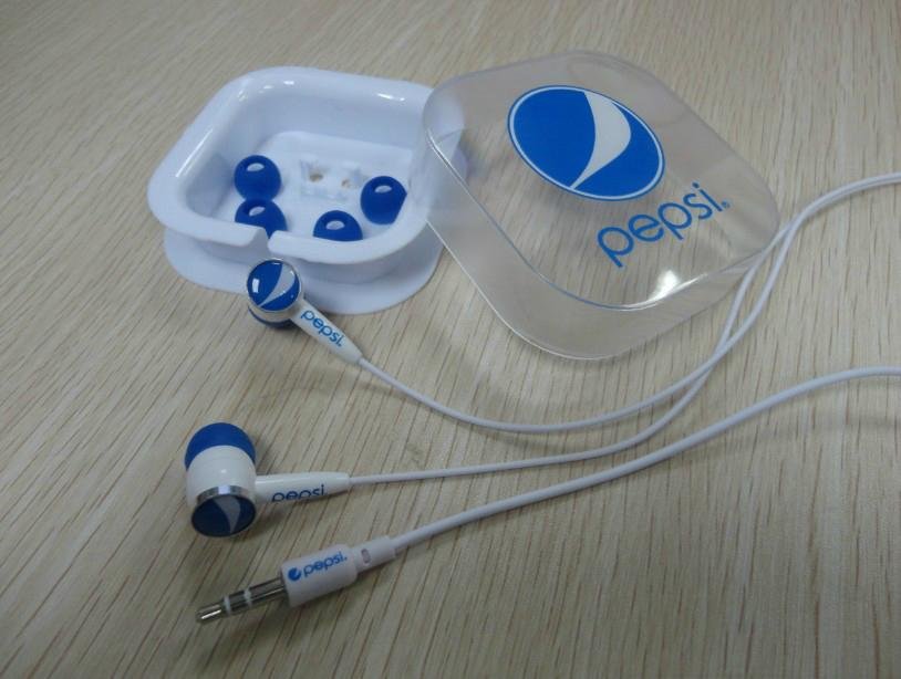 Personalised wired earphones with Custom Printed Logo Package for promotion 4
