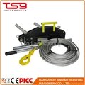Light weight portable pulling wire rope hoist for building equipment 1