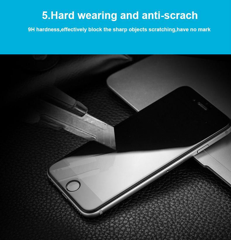 9H 3D 4D Full Covered tempered glass screen protector For iphone 6 6plus 7 7plus 2