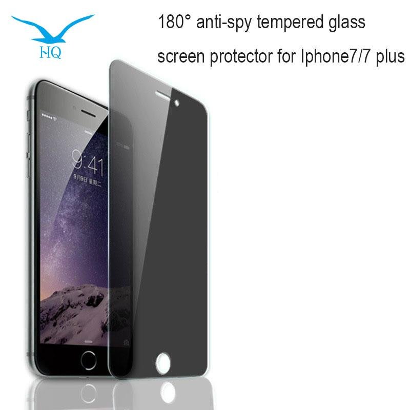 anti-spy tempered glass screen protector for iphone7 iphone7 plus Factory Outlet