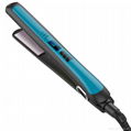 High quality unique fiberglass fabric salon hair straightner with LCD display