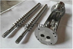 IMM Extruder screw barrel for plastic rubber production