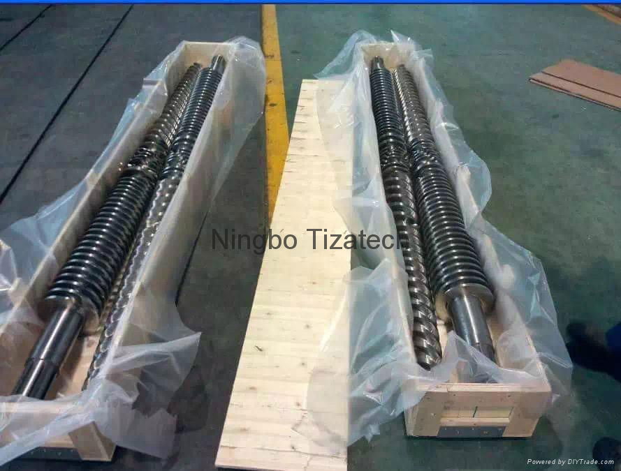 Screw & Barrel for Plastic Profile Extrusion Machines