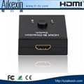 Aikexin 1x2 HDMI Bi-Directional Switch 2x1 support 1080P and 3D 
