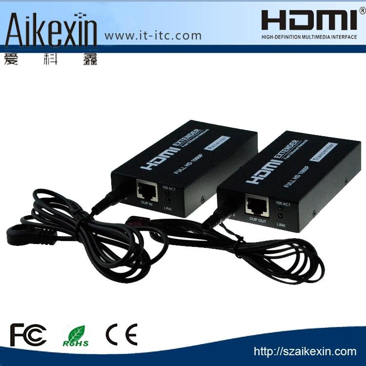 Aikexin HDMI Extender 120m 394ft with IR over Cat5e/6