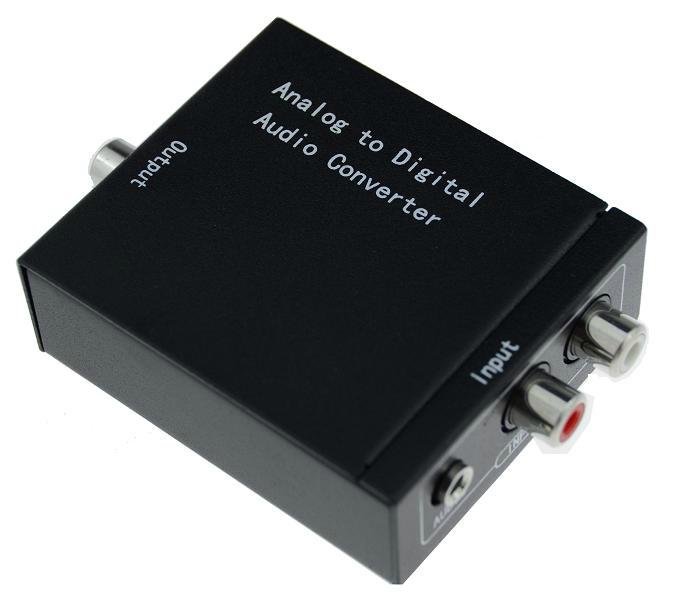 Aikexin Analog  to Digital Optical Coaxial Audio Converter with 3.5mm Audio   5