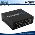 Aikexin HDMI Splitter 1x2,1 in 2 out hdmi splitter support 1080p,3D with HDCP 