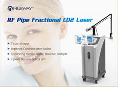 CE Approved RF Pipe Fractional CO2 Laser Machine / Surgical Products Vaginal Tig