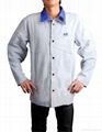 High quality  leather  welding Jacket with full protection 2