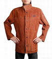 High quality  leather  welding Jacket with full protection 4