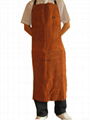 Leather Bib Apron for full protect for body front with CE cetification  2