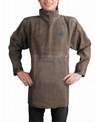 High quality Leather Apron with sleeves