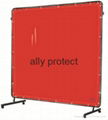 Transparent flame retardant vinyl welding screen curtain 1