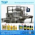 Automatic Linear Cooking Edible Olive Sunflower Oil Filling Machine